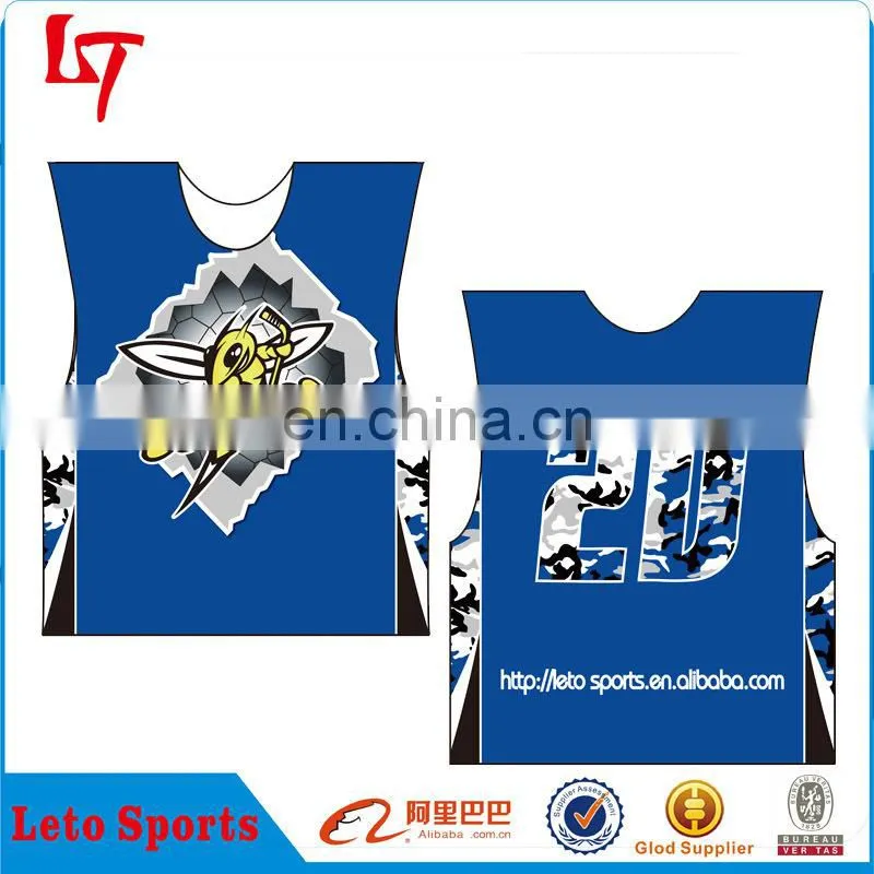 Reversible sport uniform, lacrosse clothing, new style oem sublimated lacrosse jersey
