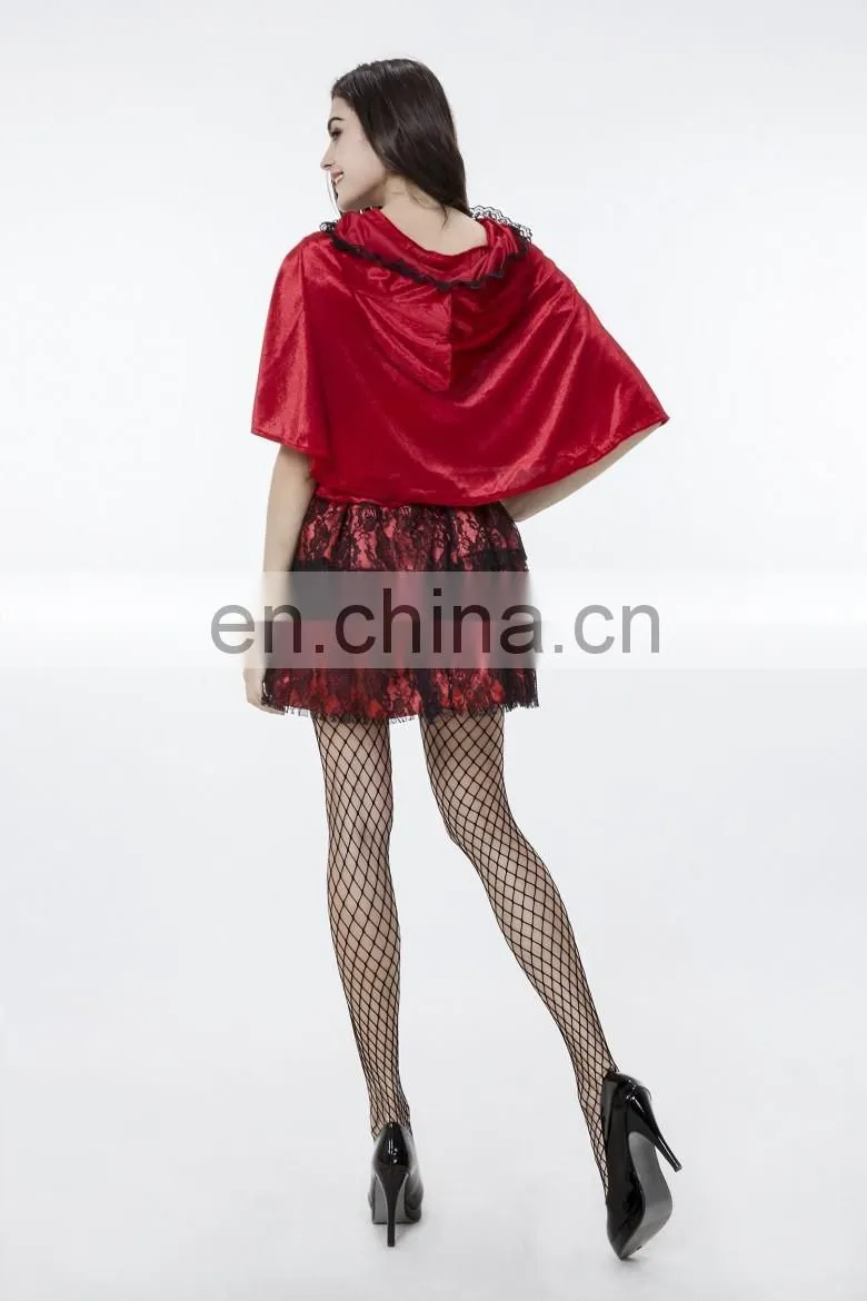 Hight quality women party little red riding hood costume
