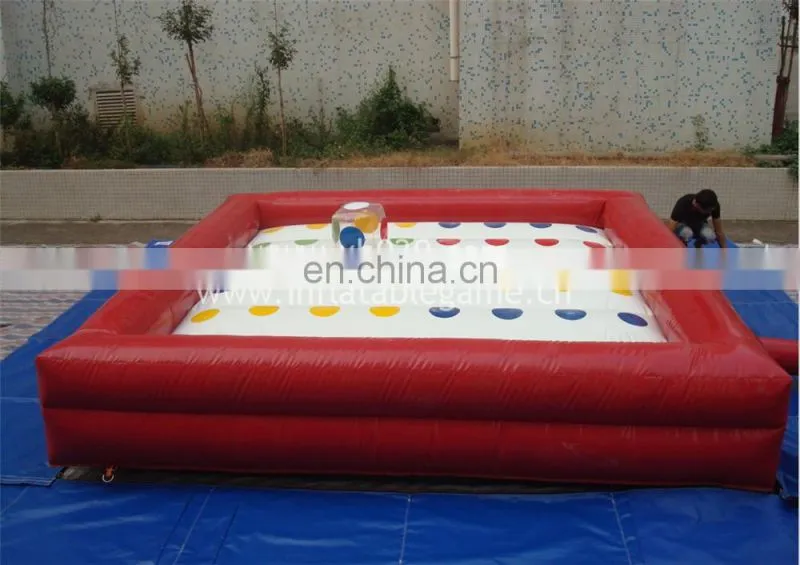 inflatable version classic game Twister