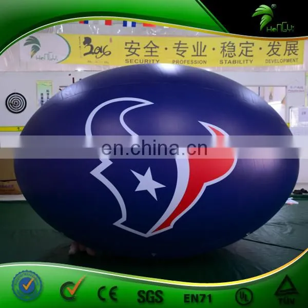 Full Color Helium Type Inflatable Rugby Balloon Outdoor Promotion Inflatable Football Rugby
