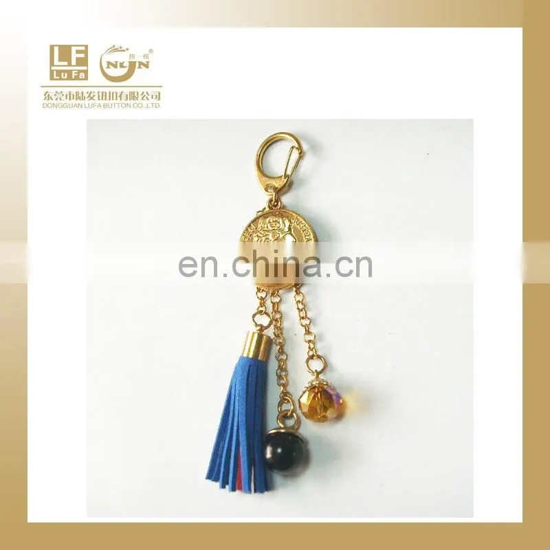 handbag charm tassel key chain