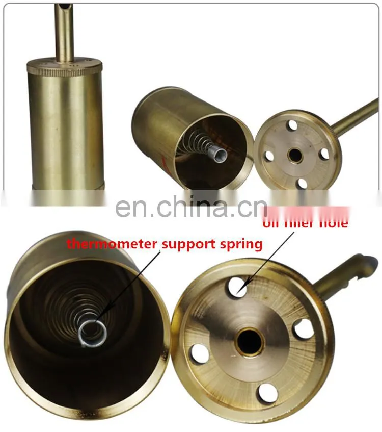 Non Sparking Tools Brass Oil Sampler Oil Sample Taker With Thermometer