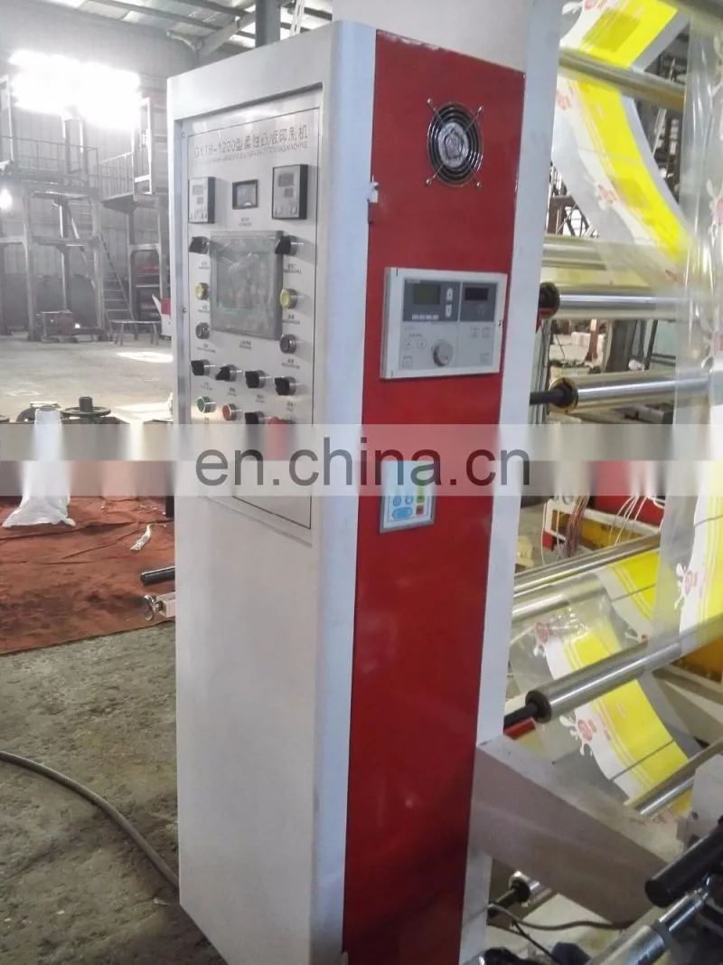 Reel to Reel Plastic Film , Paper High Speed 6 Colors Flexo Printing Machine With Anilox Roller,Doctor Blade