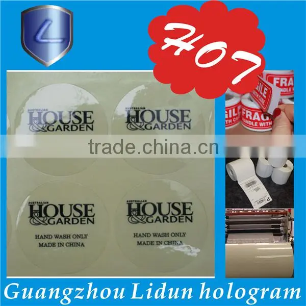 Reflective packing self adhesive paper