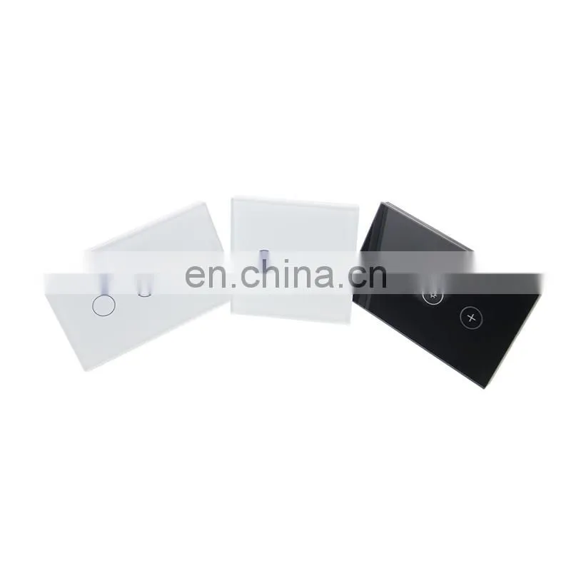 New design US wireless Glass wifi dimmer switch