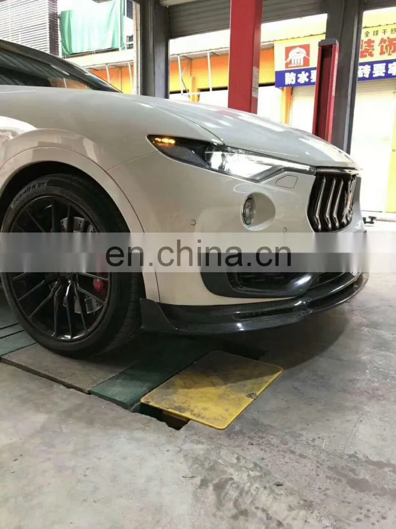 carbon fiber front lip body kit for Maserati Levante Auto Parts