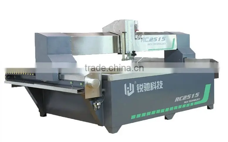 High pressure CNC waterjet cutting machine for glass