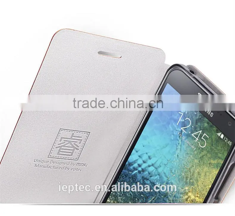 MOFi Case Cover Housing for Samsung GALAXY E5, Samsung E500, Mobile Phone PU Slim Flip Cover for Samsung GALAXY E5