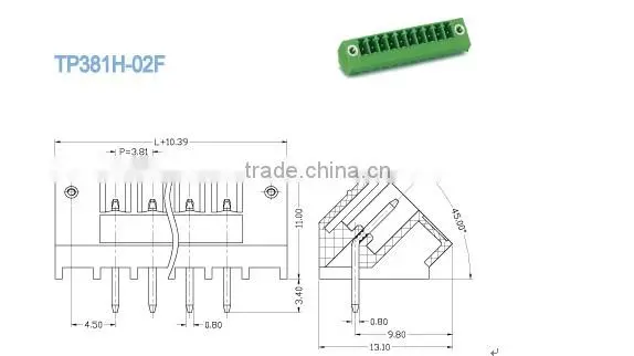 Plug-in terminal Pluggable Terminal Block Pin header