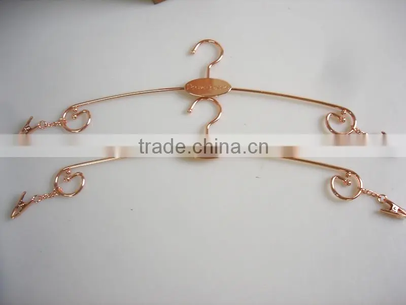 LM590 luxury metal bra display hangers