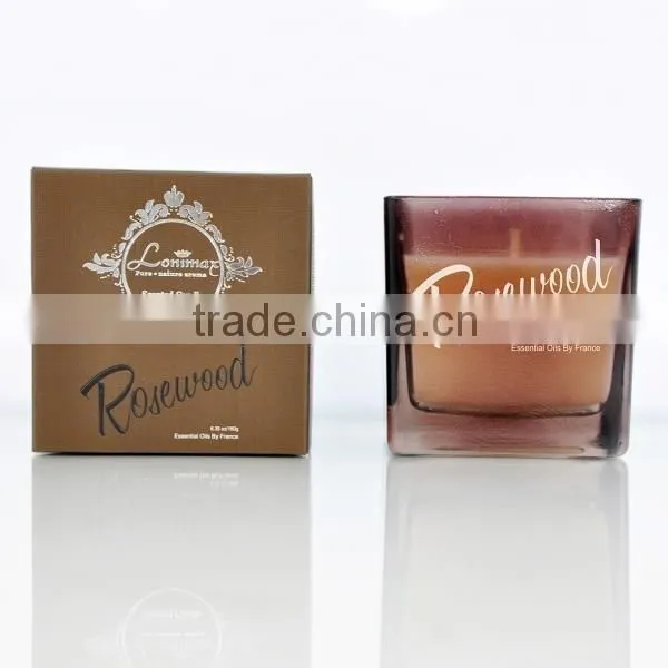 Luxury Natural Scented Soy Candle in Glass Jar SA-2268