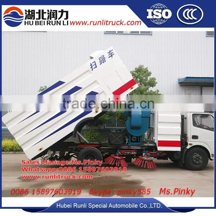 Cheaper Price 7cbm Road Sweeper Truck Dongfeng Street Cleaning Machine Trucks For Sales
