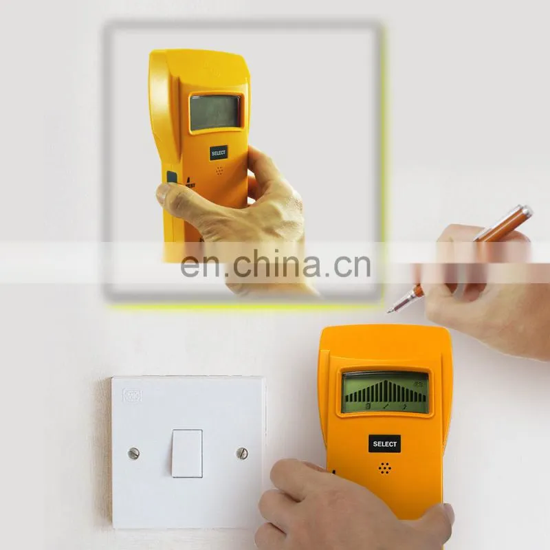 Allsun TS79 Wall Stud Finder Electrical Detector Center Edge Finding Tool Wall Multi-scanner Stud Detector 3 In 1 LCD Sound Wa