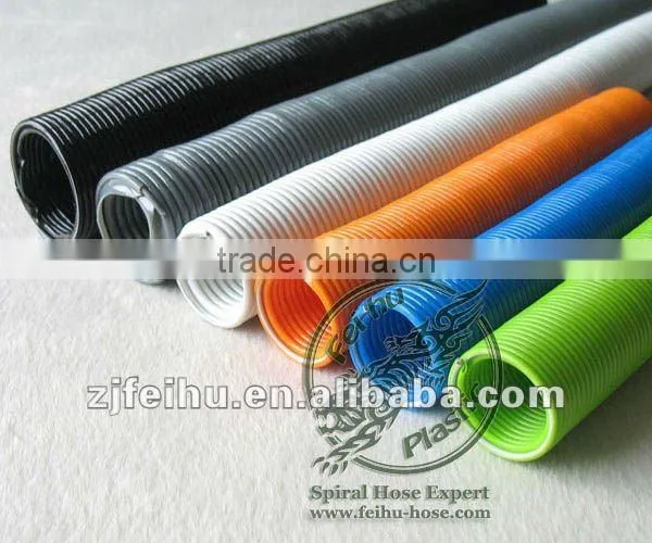 coated wire spiral hose for industrial vacuum cleaner