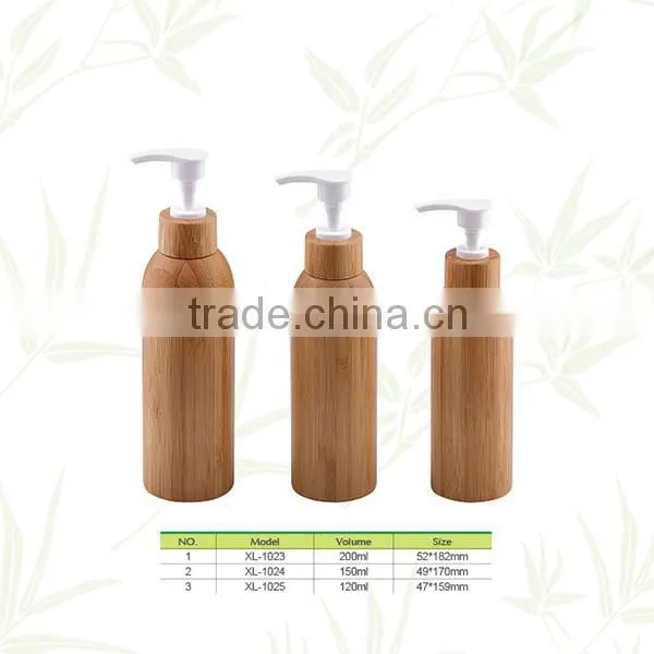 New design 120ml bamboo lotion bottle with high quality