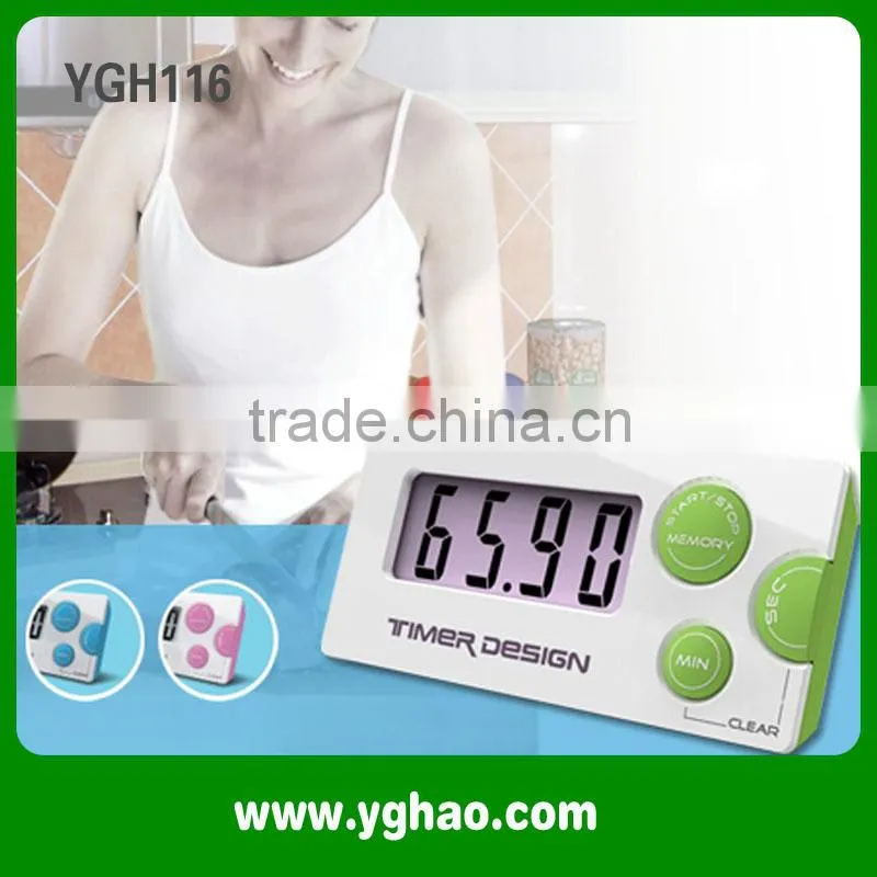 NEW 2016 Promotional OEM Mini Type ABS material digital timer Kitchen Countdown Timer