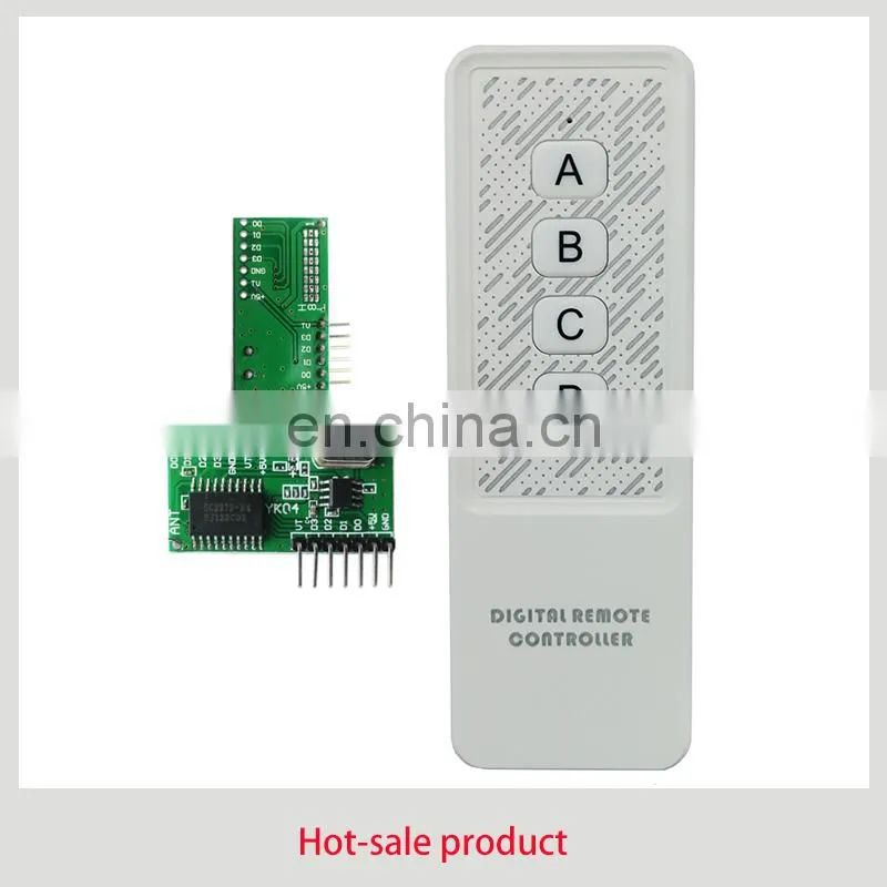 433mhz Remote + receiver Module transmitter and module receiver Rf remote control module kit