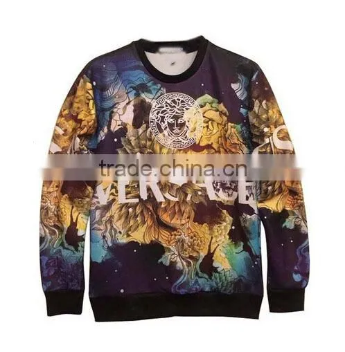 Custom Fashion design men's Sweatshirt Crew shirt