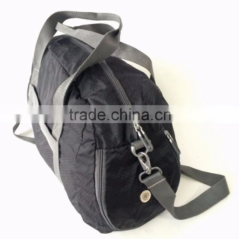 2016 plain folding travel bag lightweight duffel bag for gym