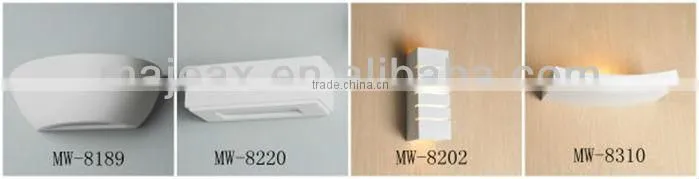 Gypsum Plaster lighting ceiling lamp with motion sensor