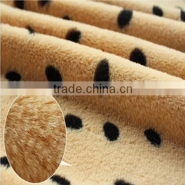 100 poly dots dog toys print plush fabric