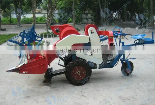 12HP mini combine harvester
