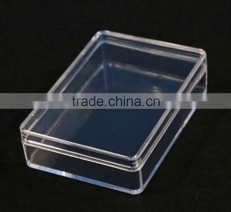 Small Clear Plastic Packaging Boxes container With Lid clear plastic box