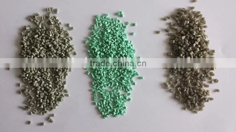 Plastic pellet extrusion machine
