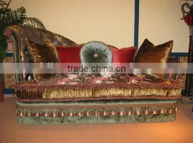 Antique style luxury chaise lounge A008