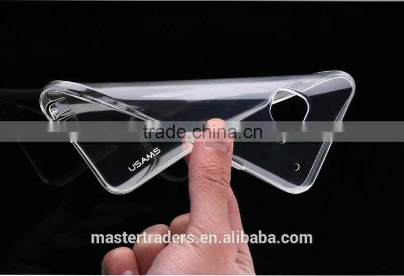 Original USAMS Yuanse Series Clear Soft TPU Back Case For HTC One M9 MT-3188