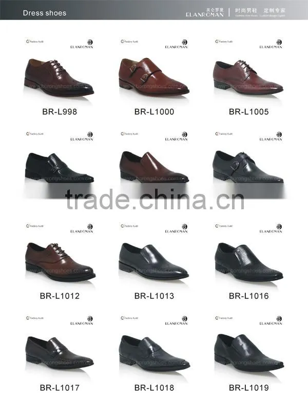 Classic good quality genuine cow leather derby dyed men dress shoes