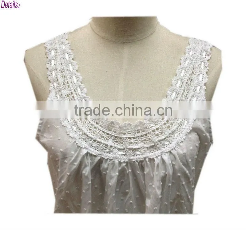 Dobby Sleeveless Nightgown