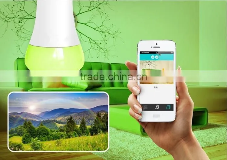 Comfortable light color adjustable smart LED Bluetooth Blub