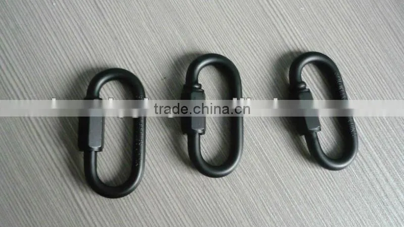 Rigging Hardware Black Plated Quick Link /Wire Rope Accesory