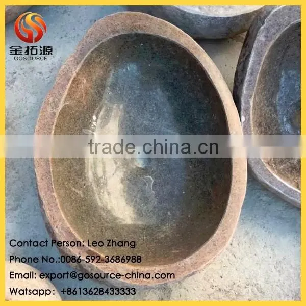 natural river stone sink