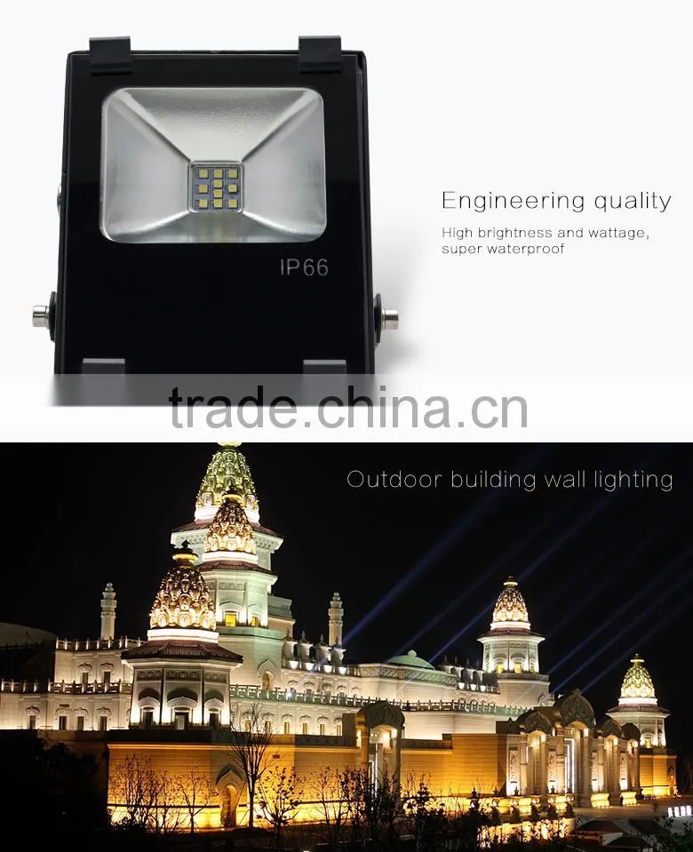 COB or SMD 2835 waterproof ip66 outdoor led flood light10w led flood light