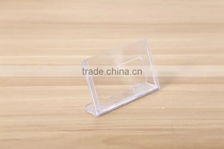 Custom T shape Plastic Centerpiece Display stand Card stand