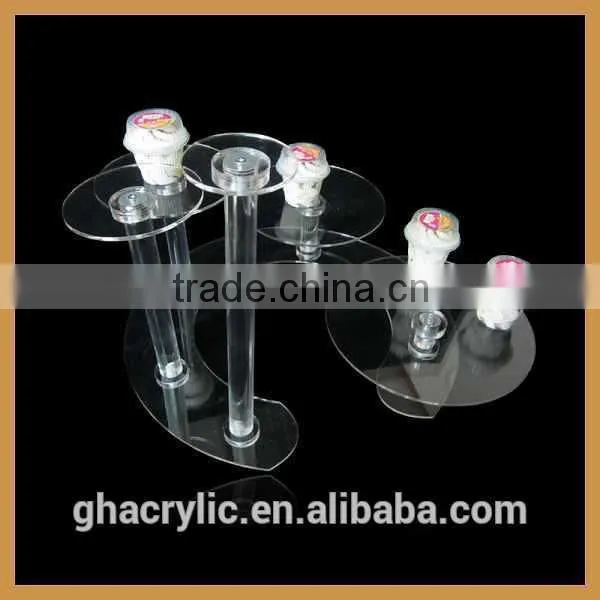 Multi tier acrylic Fashion Shelf Small desk