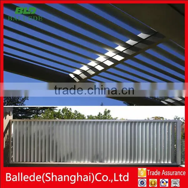 custom easy install aluminum louver roof