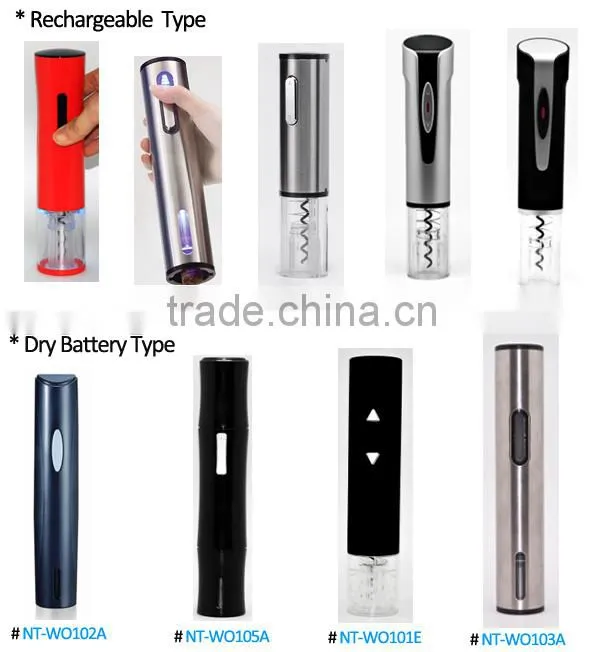 NT-WO203A light indicate rechargeable wine bottle opener