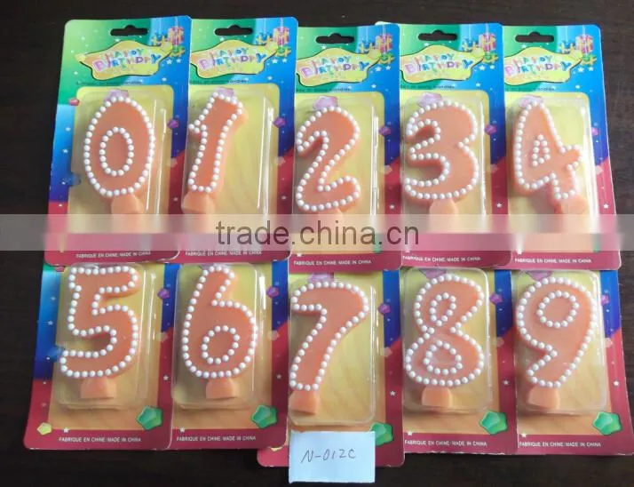 Number Shaped Candles For Wedding Favors