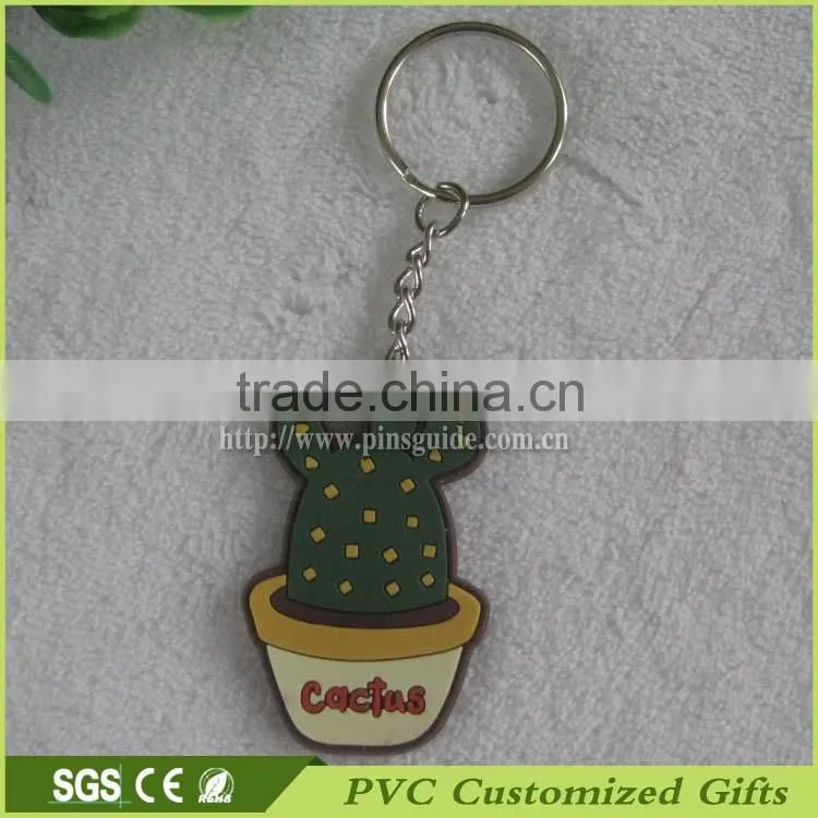 Cheap wholesale cartoon 3d pvc keychains/3d soft pvc keychain