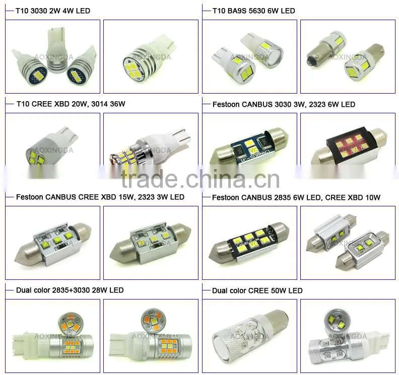 1156 ba15s turn signal car led bulb