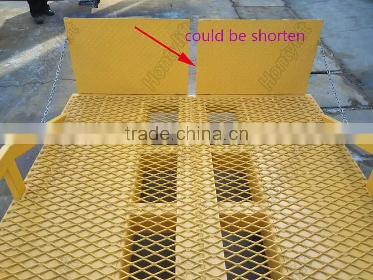 hydraulic mobile loading ramp yard ramp used for container
