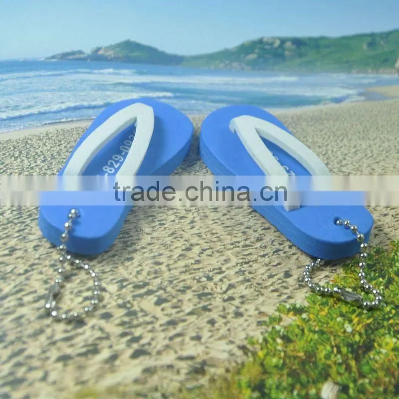 Cheap gifts simple style chains for promotion eva floating keyring