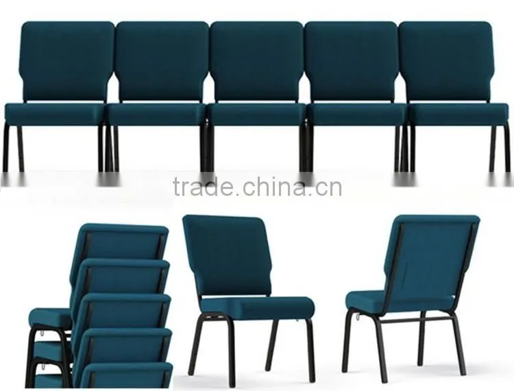 Metal frame chairs church auditorium chairs for sale