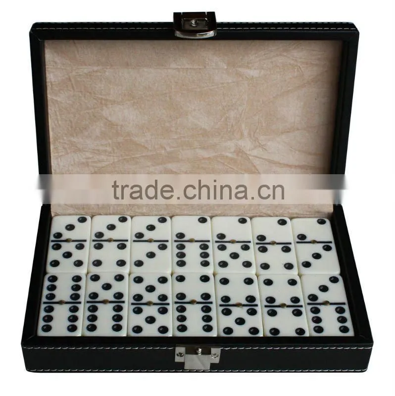 Luxury Leather Domino Set