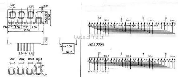 4 digit led digital display screen (ATA 85)
