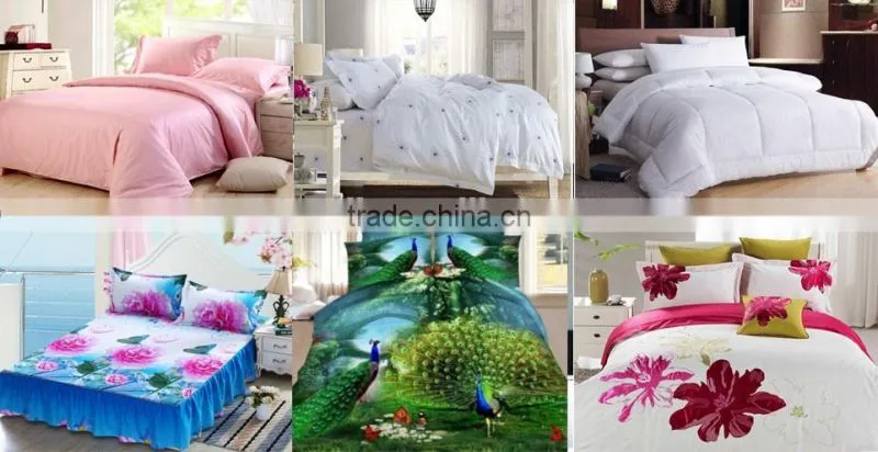 Love roses design modern wedding Beautiful printed bed sheet