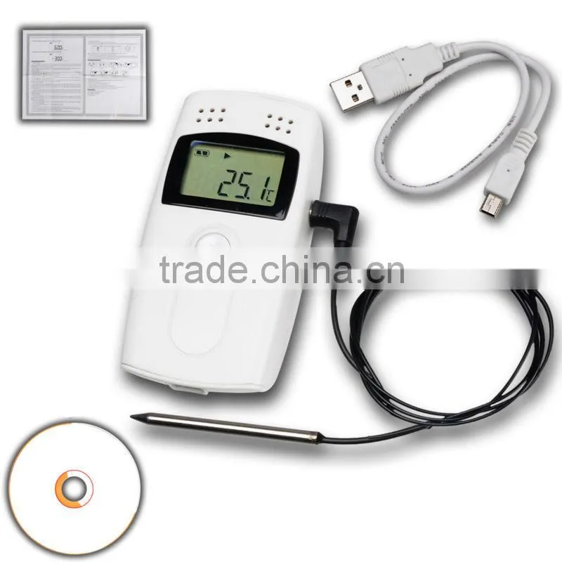 USB Internal External Sensor Temperature Data logger Datalogger Temp Recorder